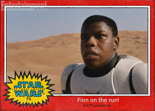 Illustration for article titled The Force Awakens reveals character names on ’70s-style “trading cards”